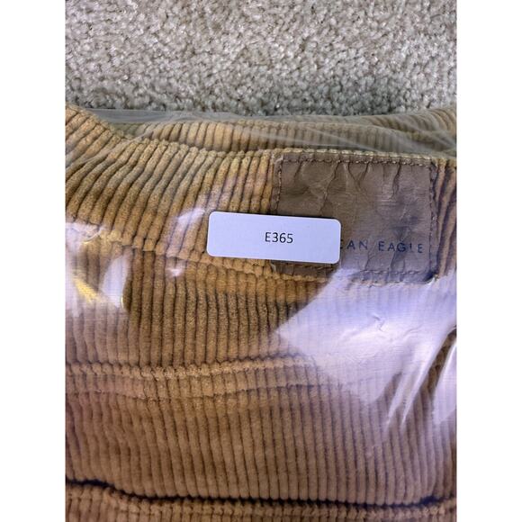 American Eagle Pants Brown Corduroy Mom Jeans Women’s Stretch Size 0 E365 - Picture 16 of 16